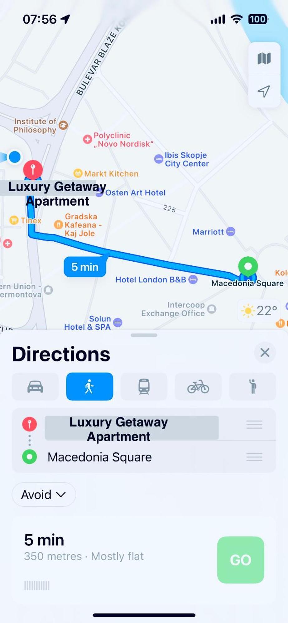 Ruby Luxury Central Apartment 斯科普里 外观 照片