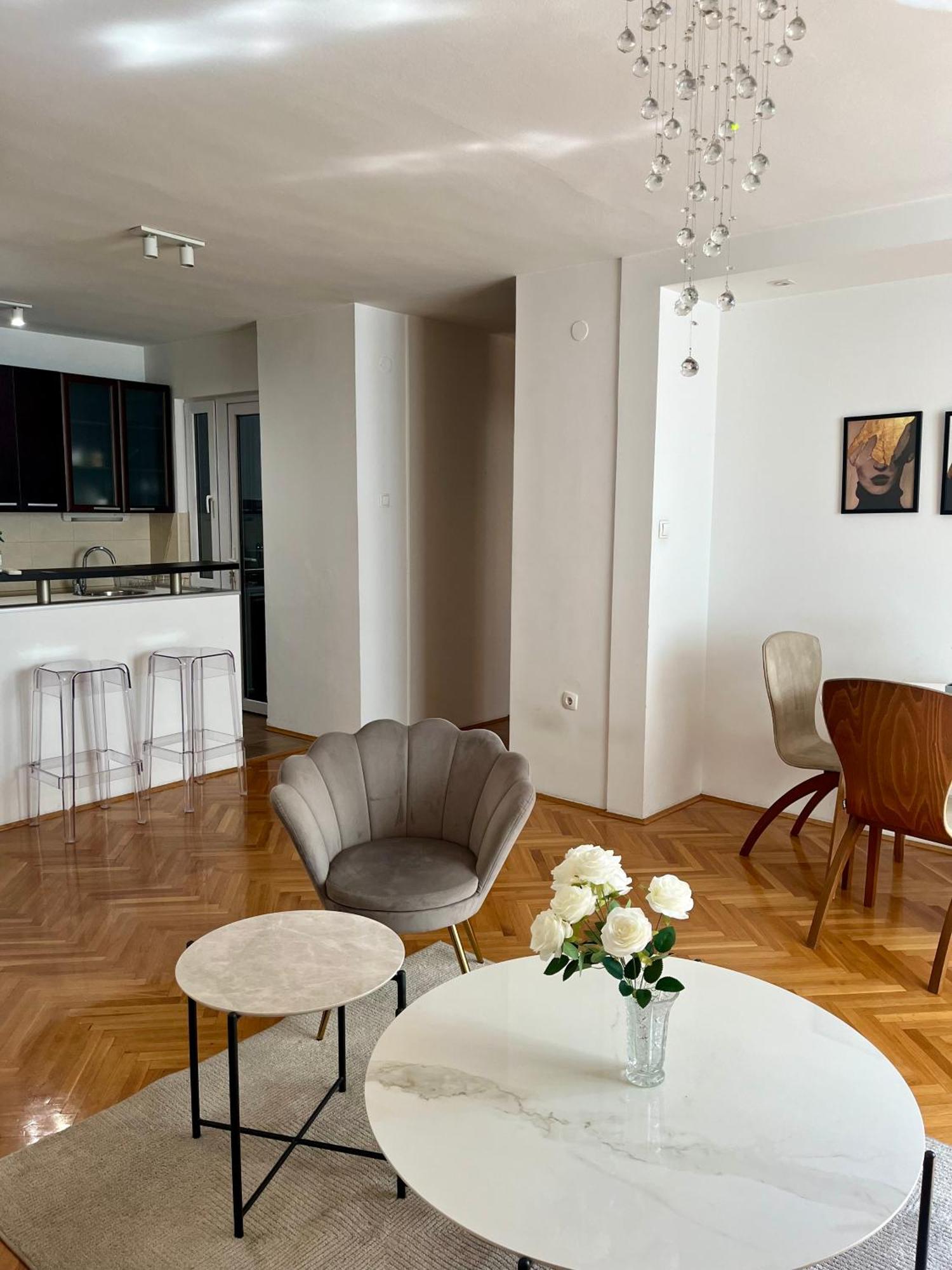 Ruby Luxury Central Apartment 斯科普里 外观 照片